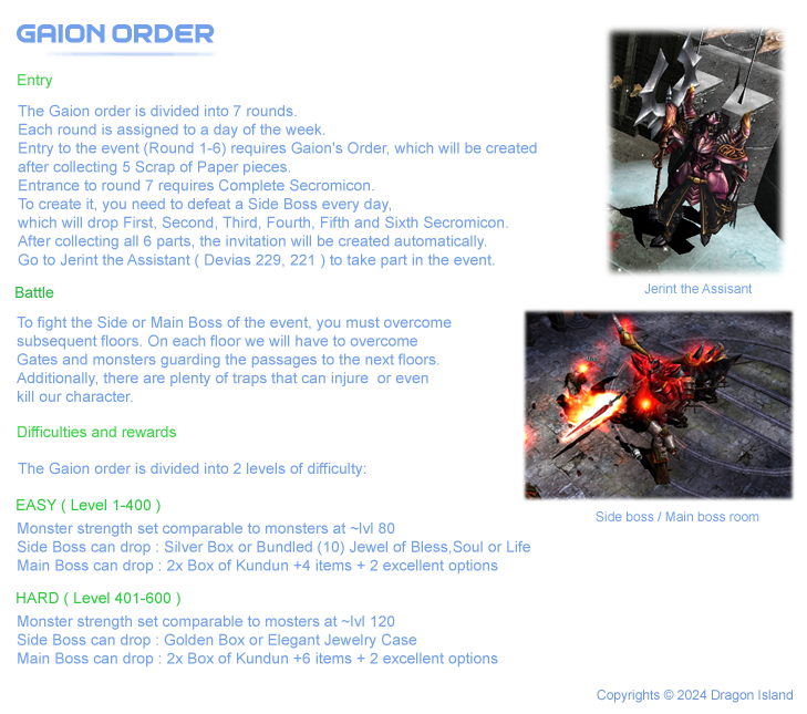 Gaion's Order